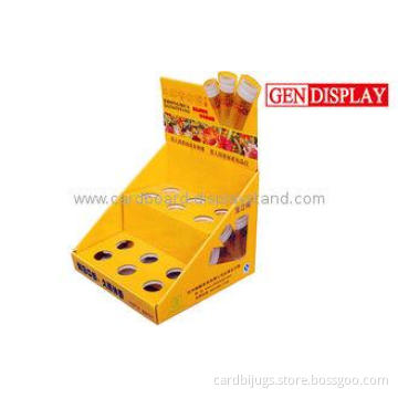 Retail Recycle Desktop Display Stands , Candy Trade Show Di
